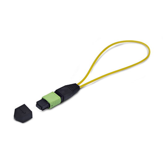StarTech.com LOOPBACKMTP12OS2SMF comprobador de cables de red Probador de cable de fibra Negro, Verde, Amarillo
