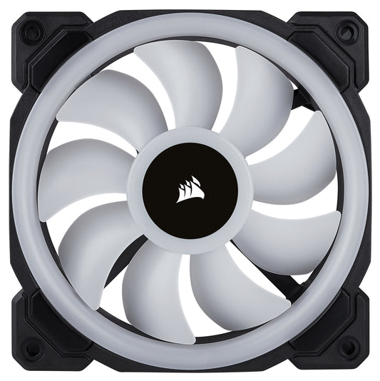 Ventilador para Gabinete Corsair LL120 RGB 120mm Dual Light LED RGB 600-1500RPM Negro