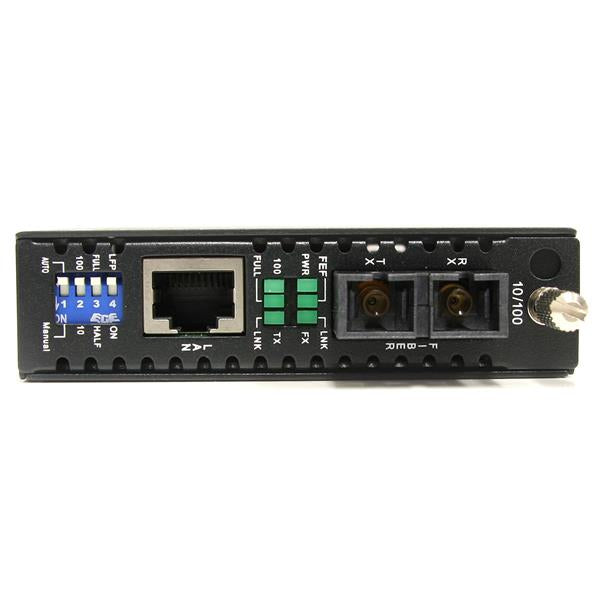 StarTech.com ET90110SM302 convertidor de red 200 Mbit/s 1310 nm Modo único Negro