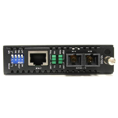 StarTech.com ET90110SM302 convertidor de red 200 Mbit/s 1310 nm Modo único Negro