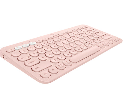 Teclado Logitech K380 Multidispositivo Inalámbrico Color Rosa