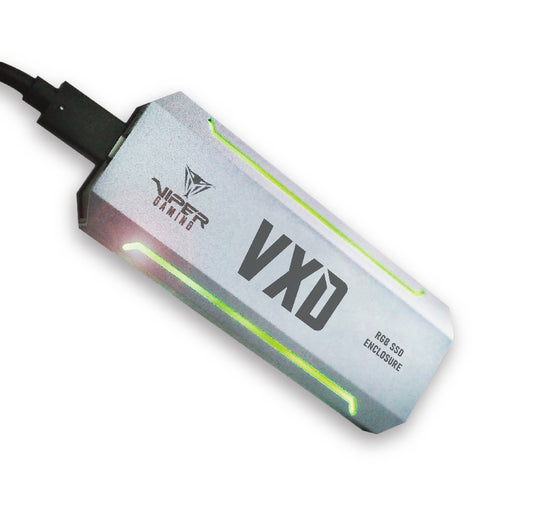 Gabinete Patriot  de Disco Duro VXD M.2 PCI Express 3.0 USB-C Gris