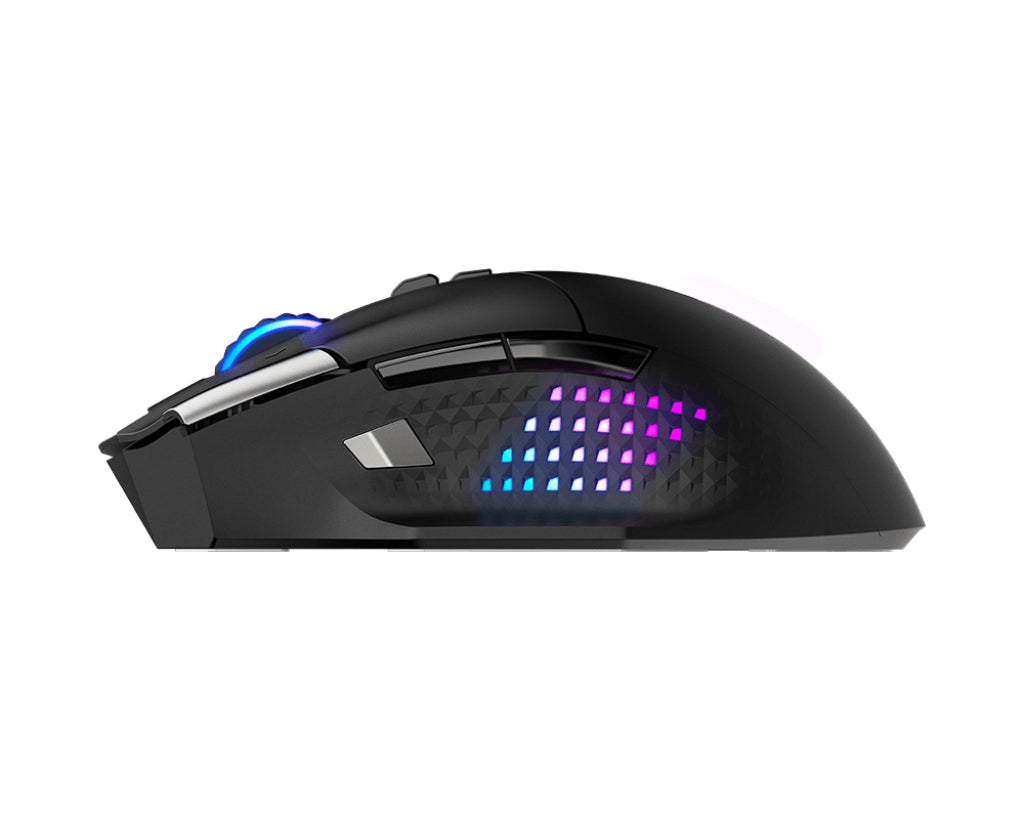 Mouse Inalámbrico Gamer MSI Versa Pro Wireless 26000 dpi RF Wireless/Bluetooth/USB-C Negro