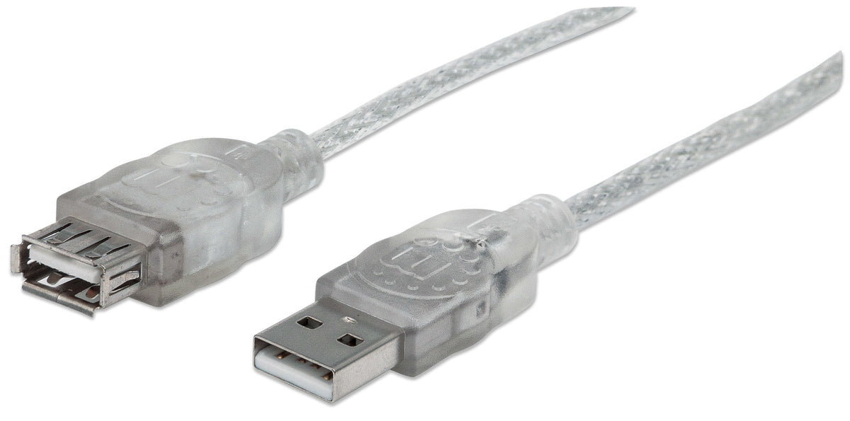 Manhattan 340502 cable USB 4.5 m USB A Transparente