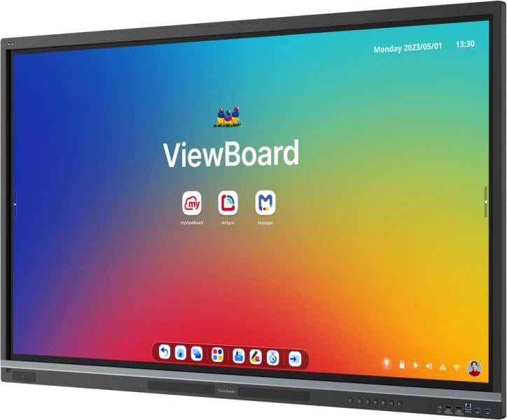 Viewsonic IFP8651 Display pizarrón interactivo 2.18 m (86") 3840 x 2160 Pixeles Pantalla táctil Negro