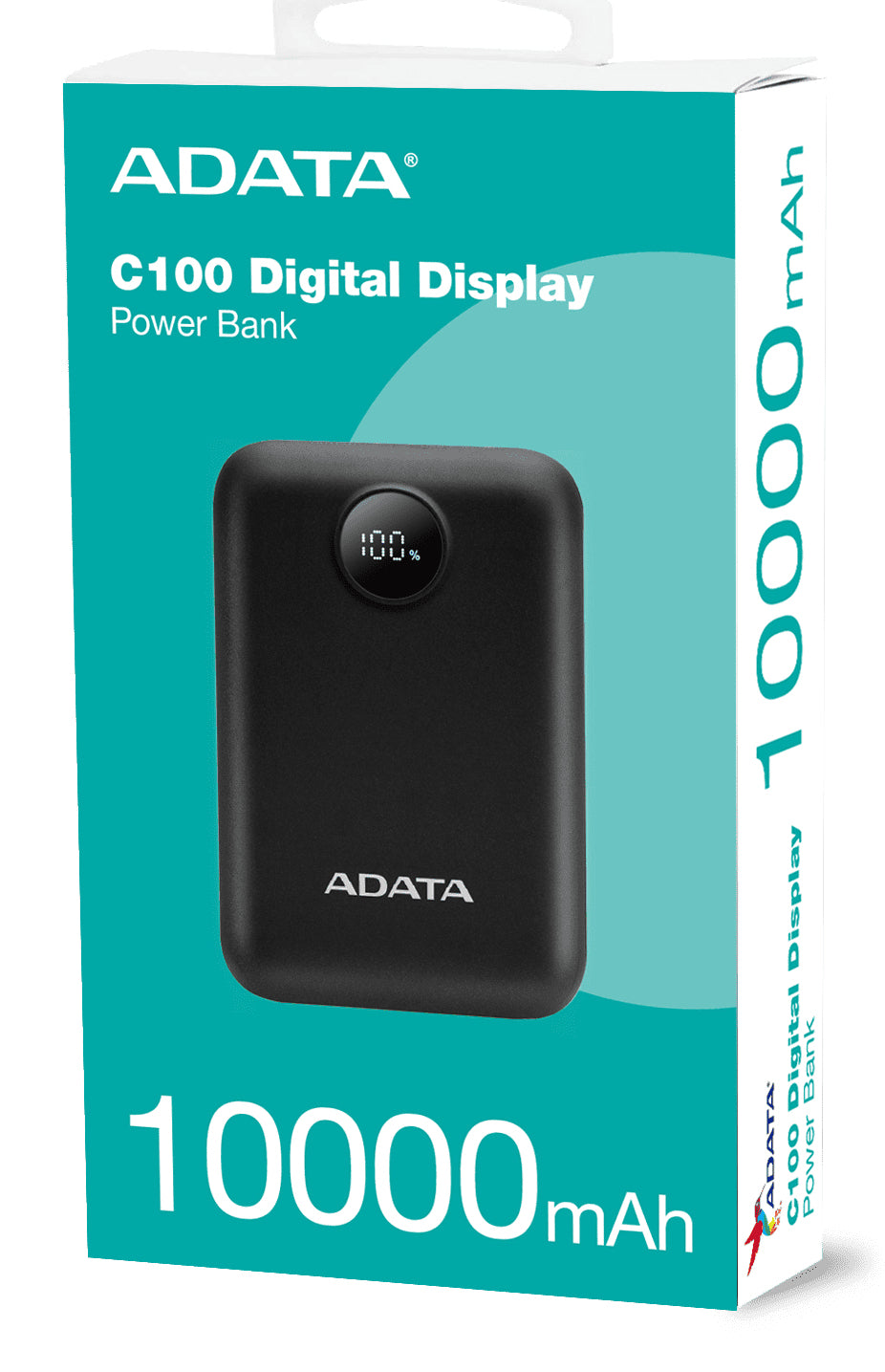 Power Bank Adata 10000mAh Digital PC10022 Negro