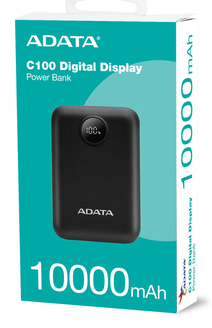 Power Bank Adata 10000mAh Digital PC10022 Negro