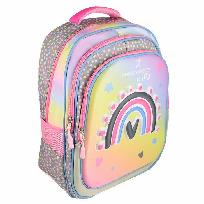 Perfect Choice PC-084396 mochila Mochila escolar Multicolor Nylon, Poliéster