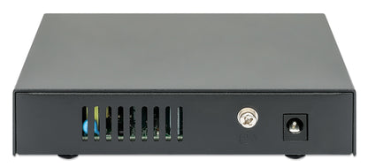 Switch Intellinet PoE+ con 5 Puertos Gigabit Color Negro