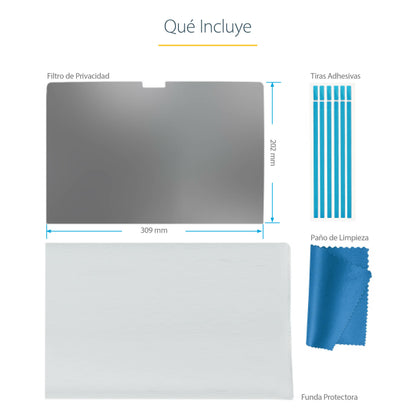 StarTech.com 14M21-PRIVACY-SCREEN filtro para monitor 35.6 cm (14") Computadora portátil Filtro de privacidad para pantallas sin marco