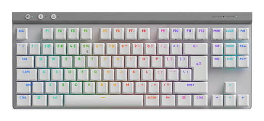 Teclado Logitech G515 LightSpeed TKL Inalambrico  Gaming  USB Color Blanco