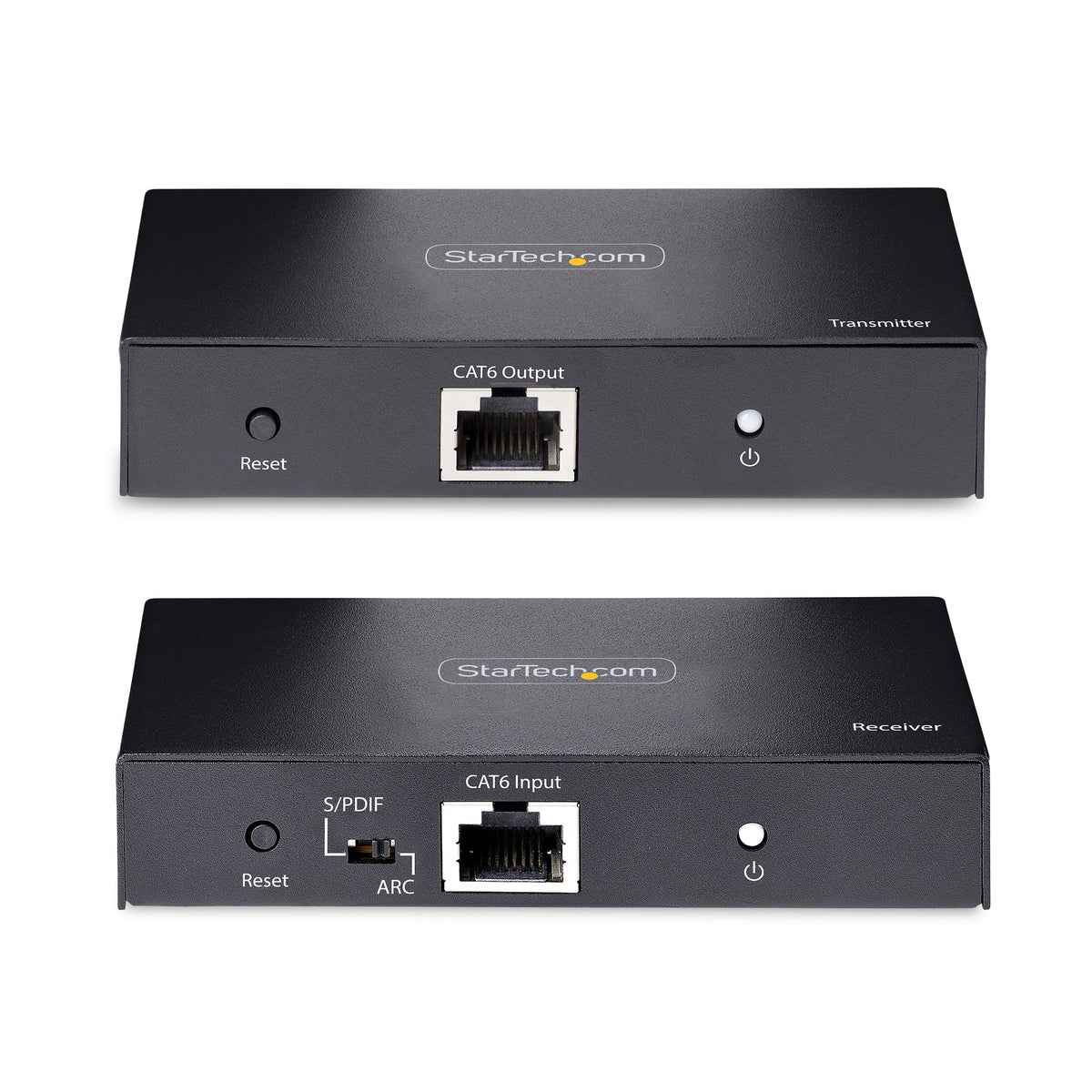 StarTech.com 4K70IC-EXTEND-HDMI extensor de audio/video Transmisor y receptor AV Negro