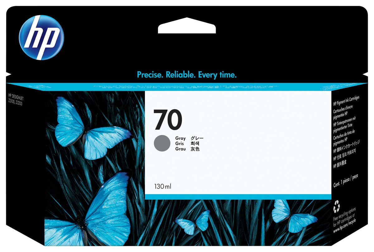Tinta HP LF 70 Gris DesignJet Z3100 130ML