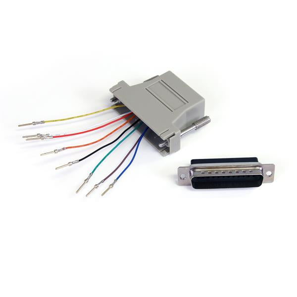 StarTech.com GC258MF cambiadores de género de cables DB-25 RJ-45 Gris