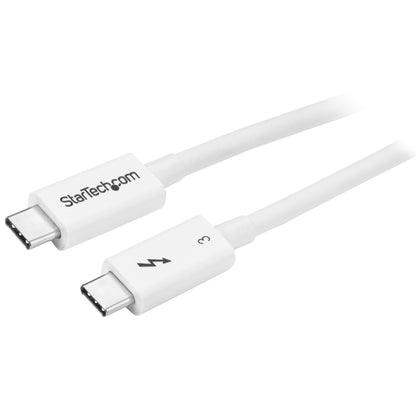 StarTech.com TBLT34MM50CW cable Thunderbolt 0.5 m 40 Gbit/s