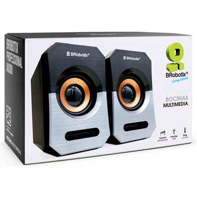 BRobotix 963913 altavoz Negro, Gris Alámbrico 5 W