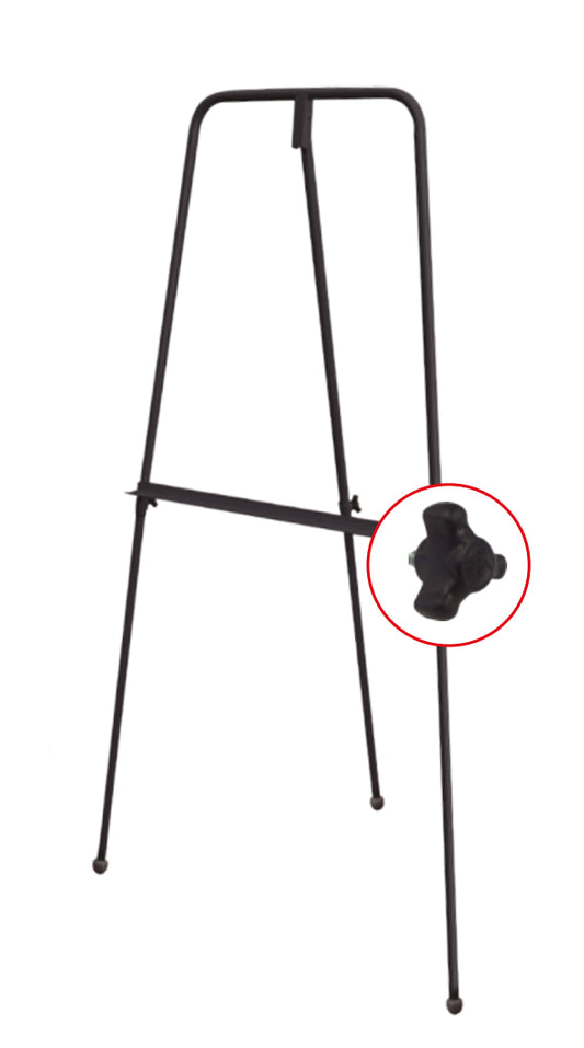 Tripié Alfaro de Acero Altura 160 cm Ajustable con Porta Tablero y Patas Antiderrapantes