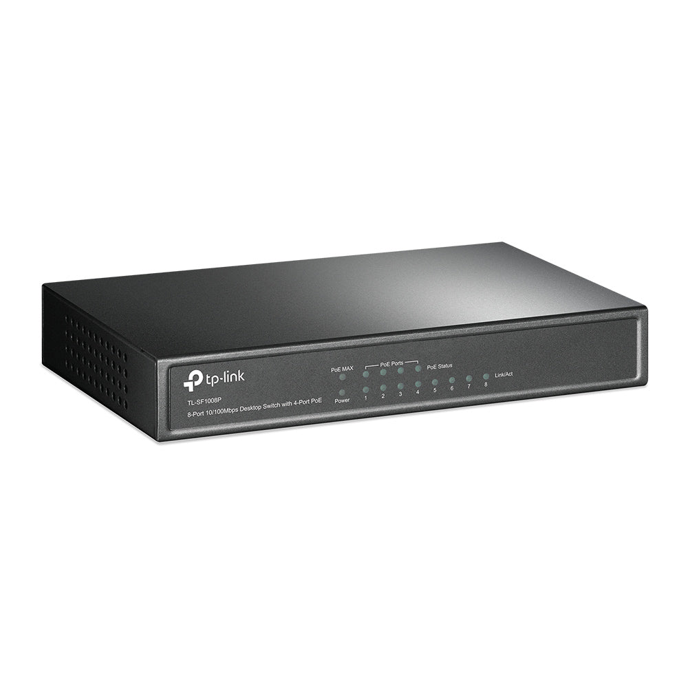 TP-Link TL-SF1008P dispositivo de redes No administrado Fast Ethernet (10/100) Energía sobre Ethernet (PoE) Oliva