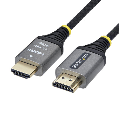 StarTech.com HDMI2-FLEX-4K60-3M cable HDMI HDMI Tipo A (Estándar) Negro, Plata