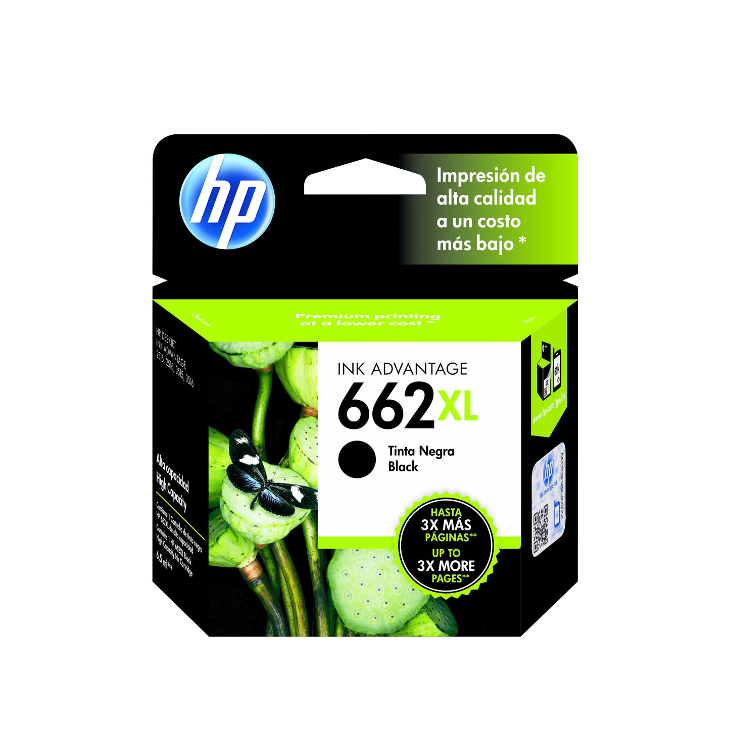 Tinta HP 122 Negro DeskJet 2820/2840/ MF 3050/J610/j611/4550