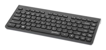 Teclado Chocolate Inalambrico Manhattan 2.4G Negro
