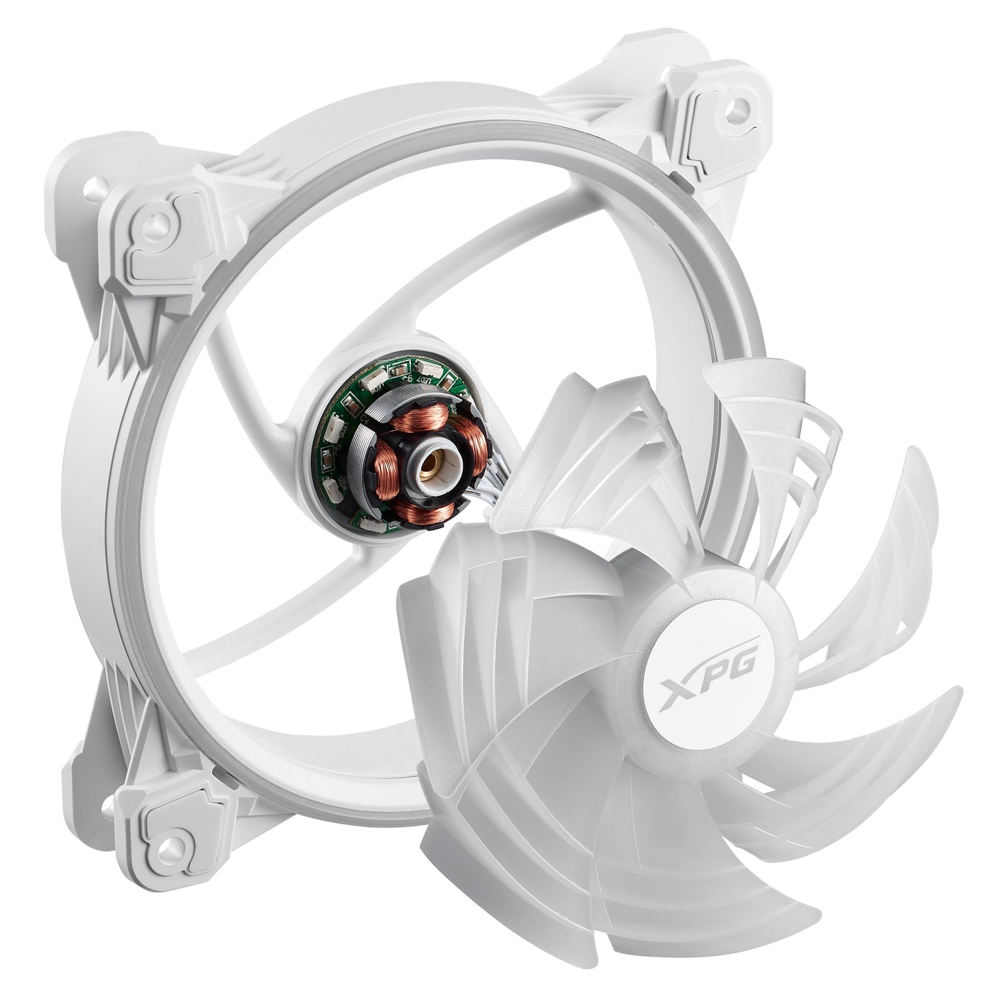 Ventilador XPG Hurricane 120mm ARGB PWM 120mm 2000RPM ARGB Blanco