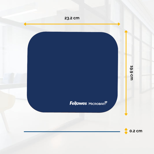 Mouse Pad Fellowes Azul con Microban