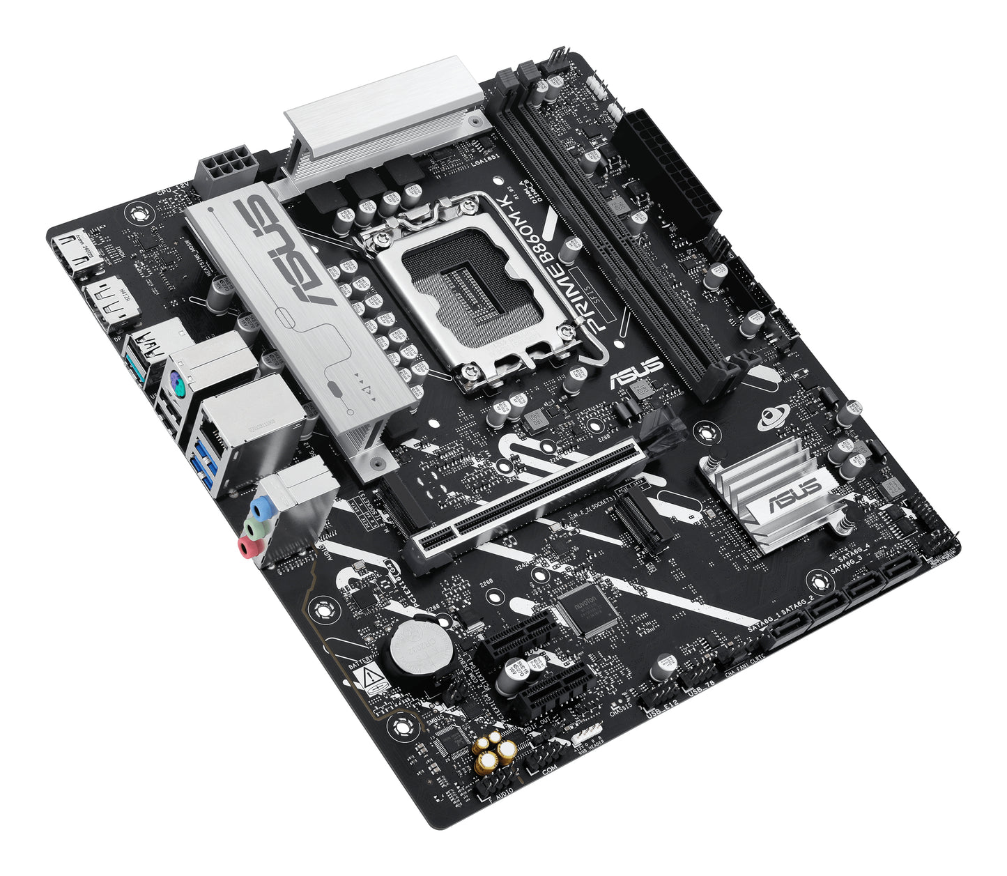 Tarjeta Madre Asus Prime B860M-K DDR5 S 1851 mATX 128GB DDR5 PCIe 5.0 1xPCIe 4.0 M.2 Aura Sync