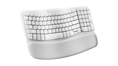 Teclado Inalámbrico Logitech Wave Keys Alcance 10 m Color Blanco