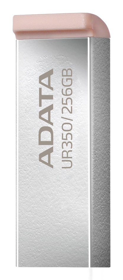 ADATA UR350 unidad flash USB 256 GB USB tipo A 3.2 Gen 1 (3.1 Gen 1) Café, Acero inoxidable