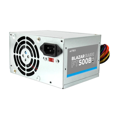 Acteck AC-938150 unidad de fuente de alimentación 500 W 20+4 pin ATX ATX Plata
