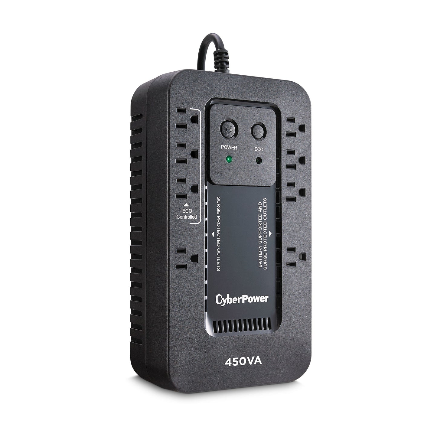 CyberPower EC450G sistema de alimentación ininterrumpida (UPS) En espera (Fuera de línea) 0.45 kVA 260 W 8 salidas AC