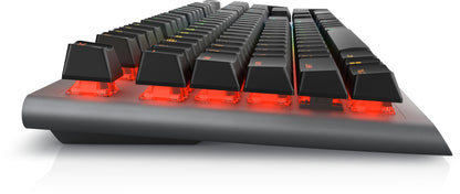 Alienware AW920K teclado Juego USB + RF Wireless + Bluetooth QWERTY Inglés de EE.UU. Gris