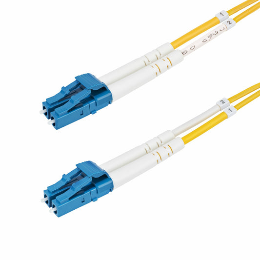 StarTech.com SMDOS2LCLC5M cable InfiniBand y de fibra óptica LC/UPC Amarillo