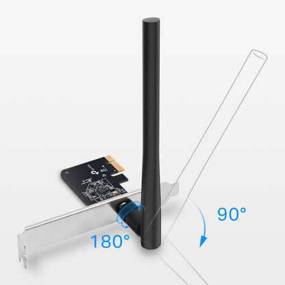 Adaptador TP-LinkDual Band Wi-Fi PCI Express yHigh Gain External Antennas