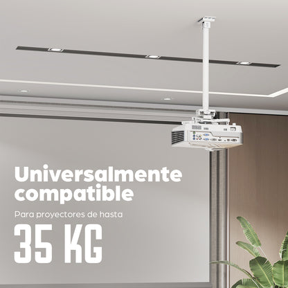 Soporte para Proyector Manhattan con montaje en techo y ajuste de altura