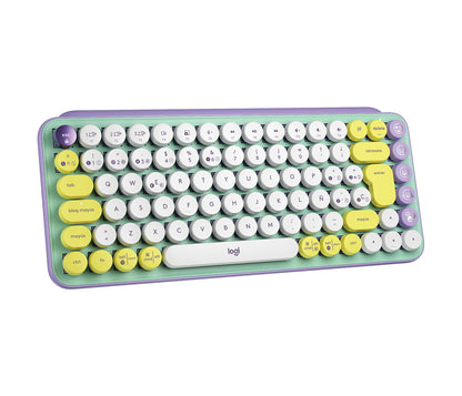 Teclado Logitech Pop Mecánico Teclas Emoji Personalizables Color Fresh Vibes