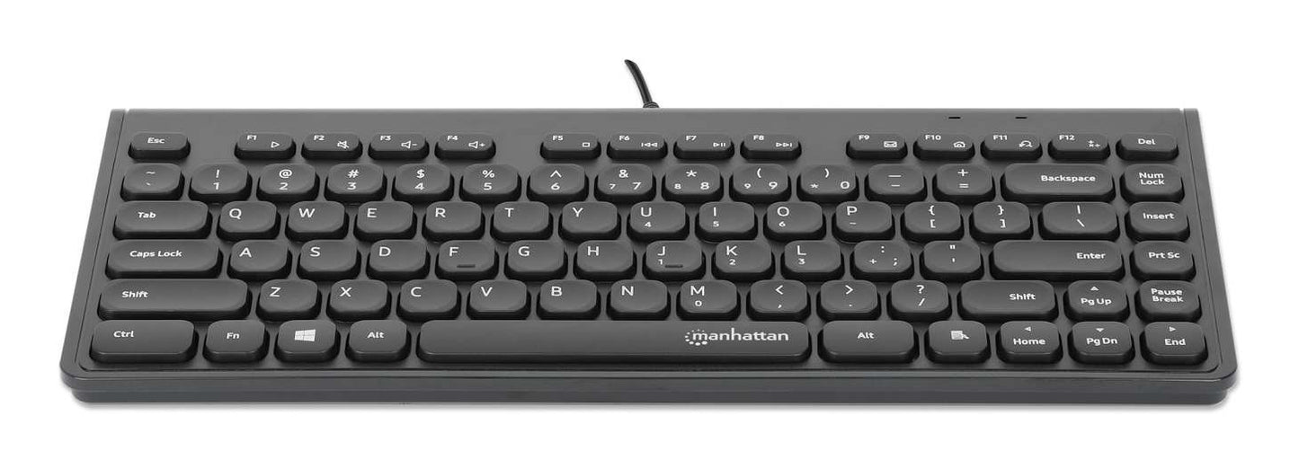 Teclado Chocolate Manhattan USB cableado Negro