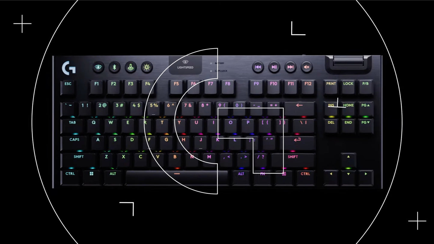 Teclado Logitech G915 X  LightSpeed TKL Blanco