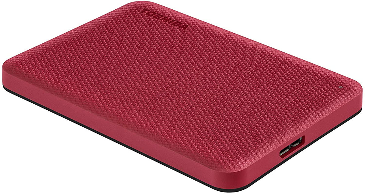 Disco Duro Externo Toshiba Canvio Advance V10 4TB 2.5" USB 3.2 Gen 1 Color Rojo para Windows/Mac