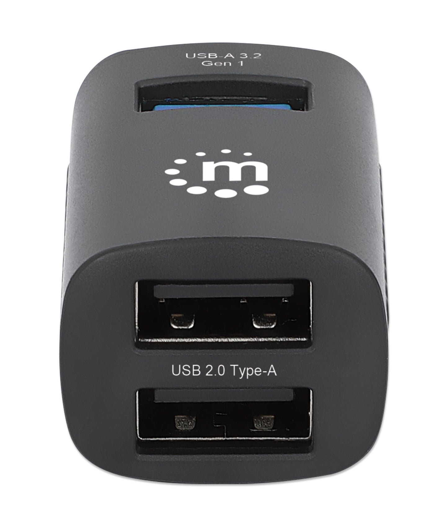 Manhattan 180993 nodo concentrador USB 3.2 Gen 1 (3.1 Gen 1) Type-C 5000 Mbit/s Negro