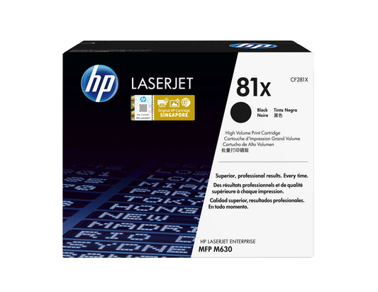Toner HP LaserJet 81X Alta Capacidad