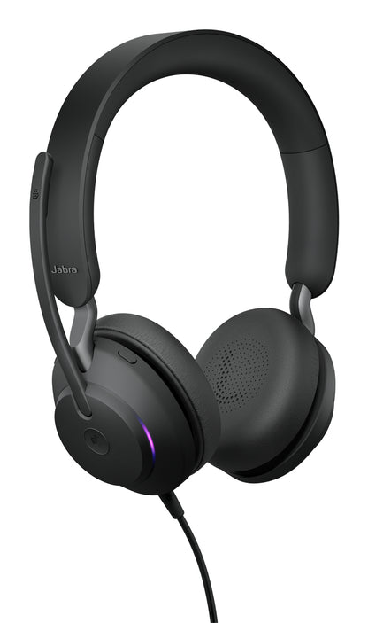 Jabra Evolve2 40 SE Auriculares Alámbrico Diadema Oficina/Centro de llamadas USB Type-C / USB Type-A Negro