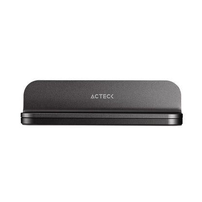 Base Soporte para Laptop Acteck Vault Stow BN430 soporte Vertical de Aluminio Soporta 5 kg y Ajustable 45mm Color Negro