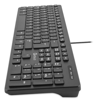 Getttech GGK-ESMWR-01 teclado Oficina USB Negro
