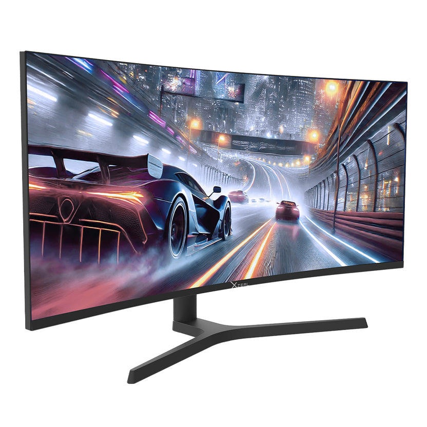 Monitor Xzeal 34" Gaming Curvo XZ6010-1 Resolución de 3440x1440p 165Hz 4ms Color Negro