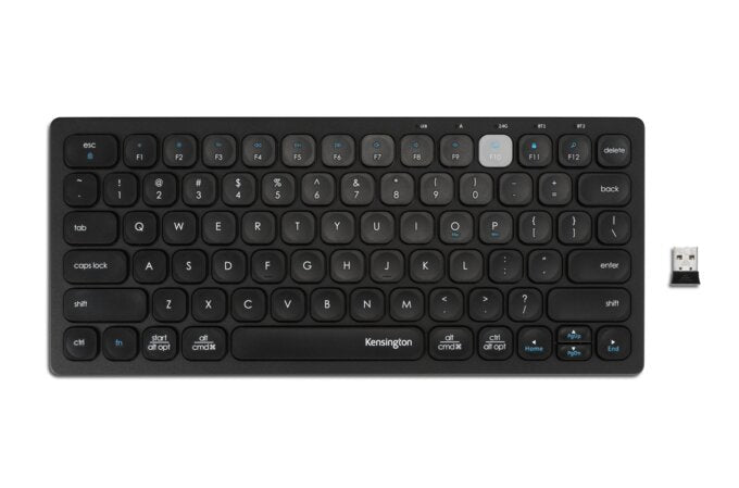Kensington K75502ES teclado Universal RF inalámbrico + bluetooth QWERTY Español Negro