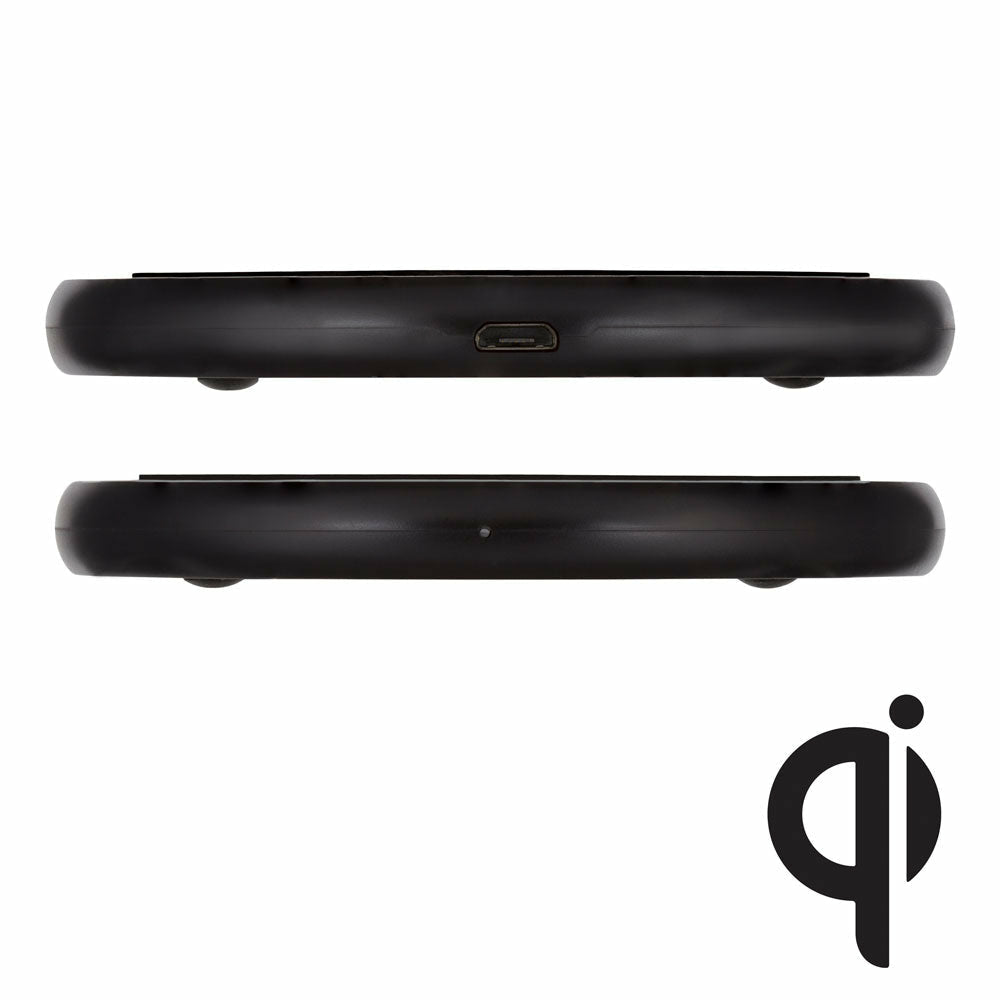 Cargador Inalámbrico Argomtech Rápido 15W Con Certificación QI /FCC Micro USB Color Negro