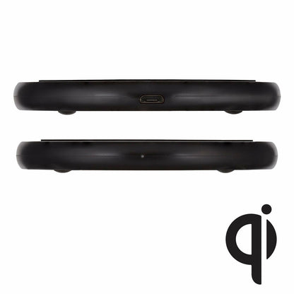 Cargador Inalámbrico Argomtech Rápido 15W Con Certificación QI /FCC Micro USB Color Negro