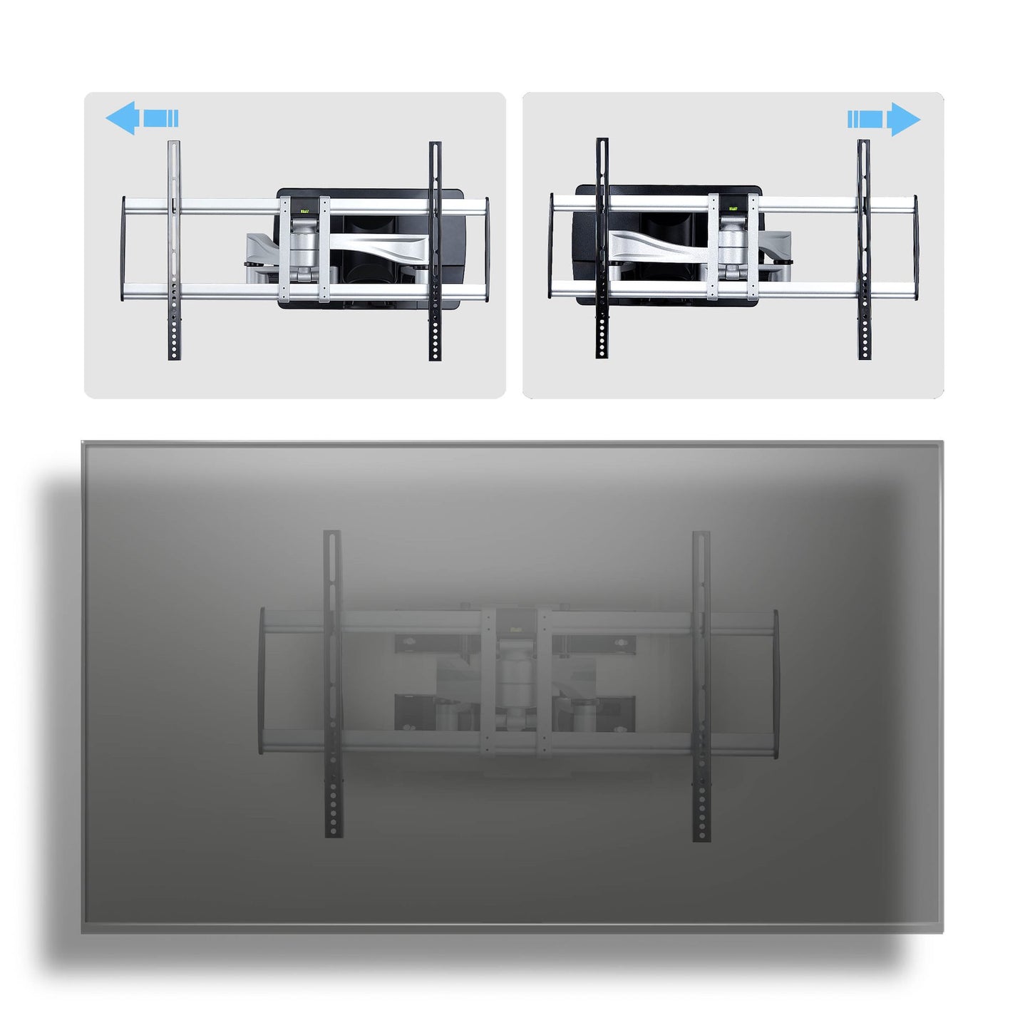 StarTech.com 100AP1-TV-WALL-MOUNT soporte para TV 2.54 m (100") Negro